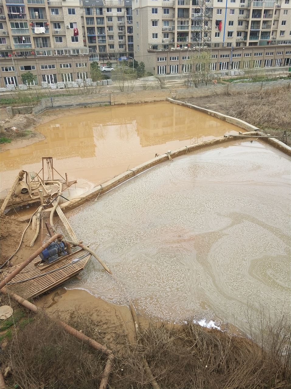 西林沉淀池淤泥清理-厂区废水池淤泥清淤
